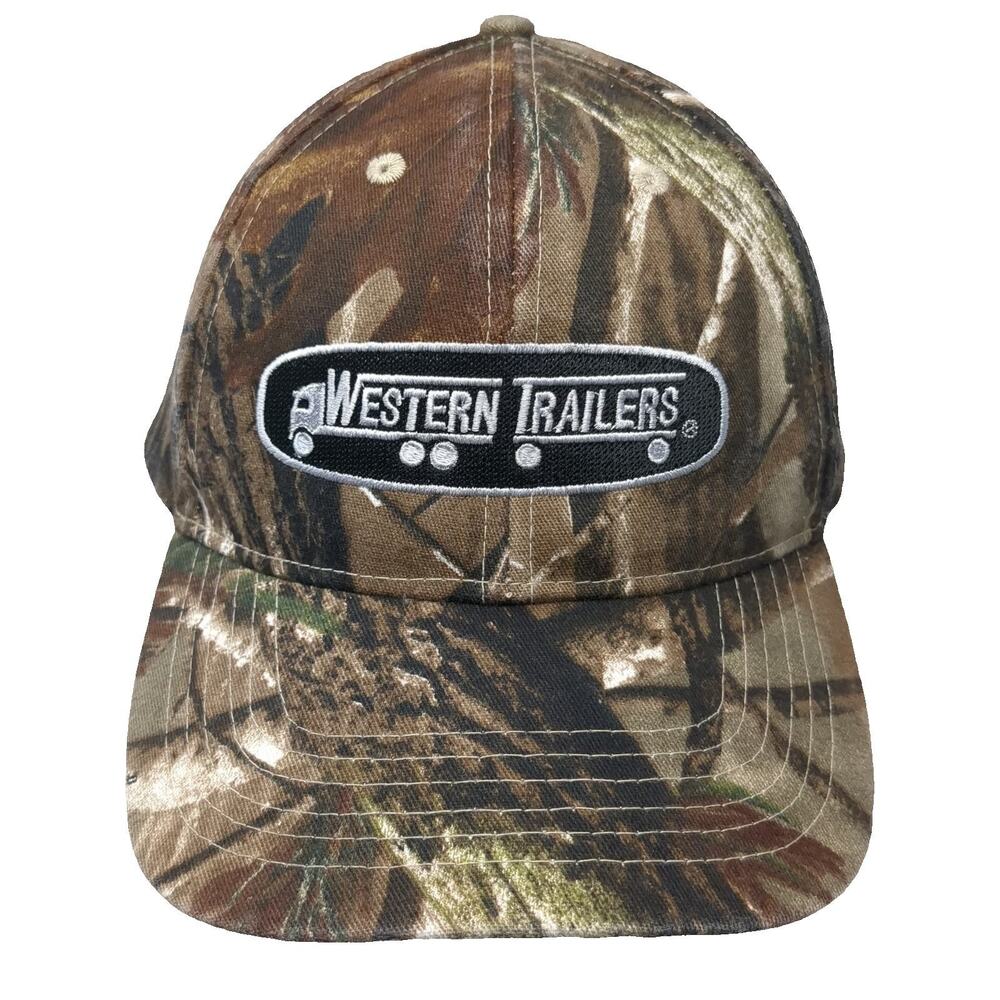 Kati Western Trailers Baseball Cap Brown One Size Strapback Truck Realtree Hat